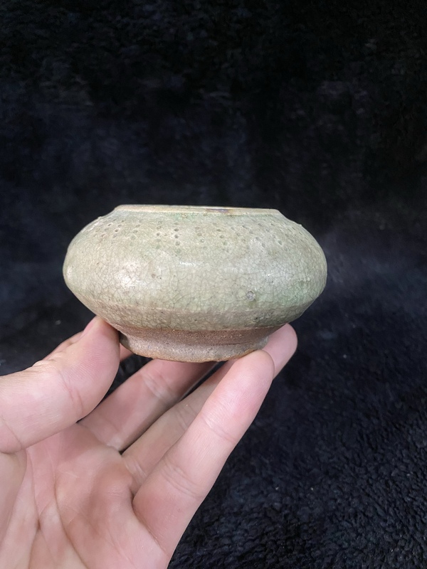 古玩陶瓷唐代青釉水盂拍賣,當前價格2680元
