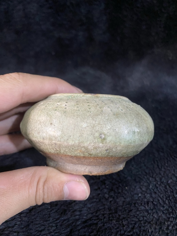 古玩陶瓷唐代青釉水盂拍賣,當前價格2680元