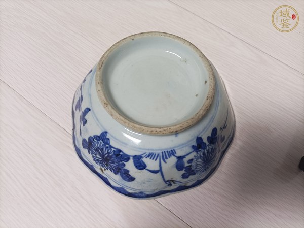 古玩陶瓷青花花卉碗真品鑒賞圖