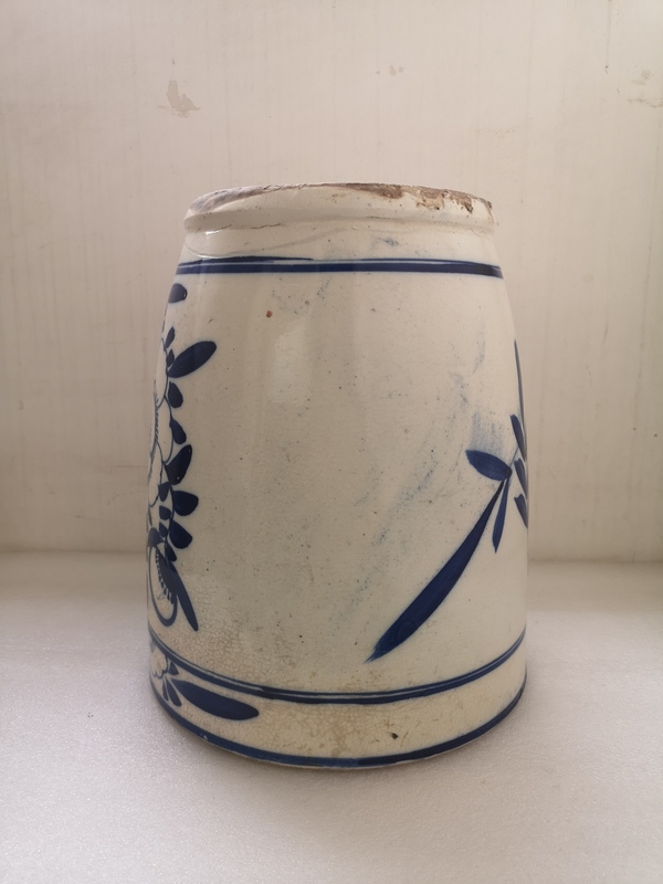 古玩陶瓷花鳥紋缸拍賣,當前價格1500元