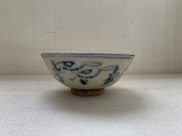 古玩陶瓷清早期磁州窯青花碗拍賣,當(dāng)前價(jià)格450元