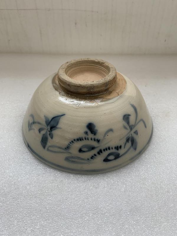 古玩陶瓷清早期磁州窯青花碗拍賣,當(dāng)前價(jià)格450元