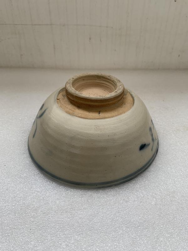 古玩陶瓷清早期磁州窯青花碗拍賣,當(dāng)前價(jià)格450元