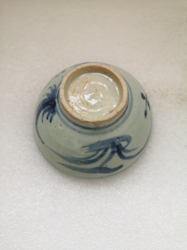 古玩陶瓷明代青花小碗拍賣,當前價格850元