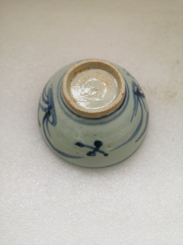 古玩陶瓷明代青花小碗拍賣,當前價格850元