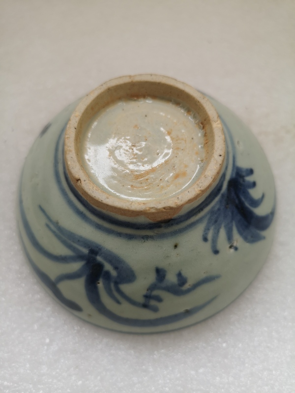 古玩陶瓷明代青花小碗拍賣,當前價格850元