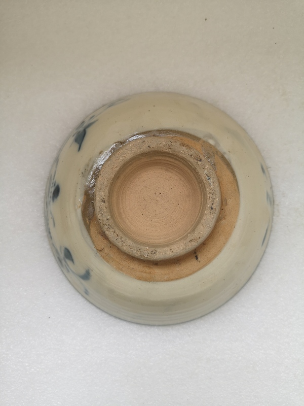 古玩陶瓷清早期磁州窯青花碗拍賣,當(dāng)前價(jià)格450元