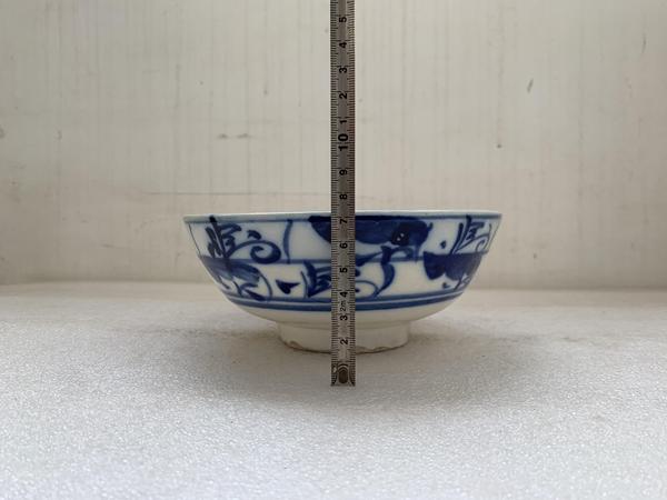 古玩陶瓷清早期青花福字紋碗拍賣,當前價格480元