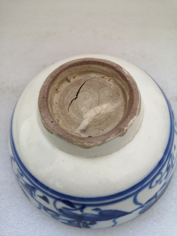 古玩陶瓷清早期青花福字紋碗拍賣,當前價格480元
