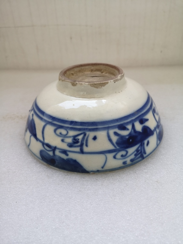 古玩陶瓷清早期青花福字紋碗拍賣,當前價格480元