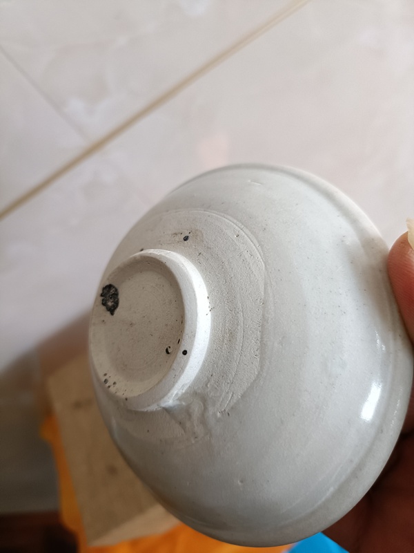 古玩陶瓷五代十國邢窯白瓷唇口盞拍賣,當前價格9800元