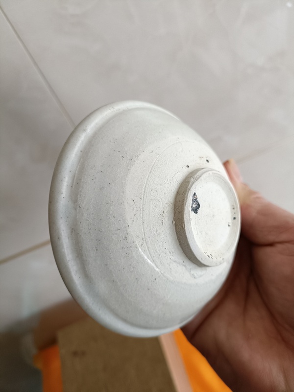 古玩陶瓷五代十國邢窯白瓷唇口盞拍賣,當前價格9800元