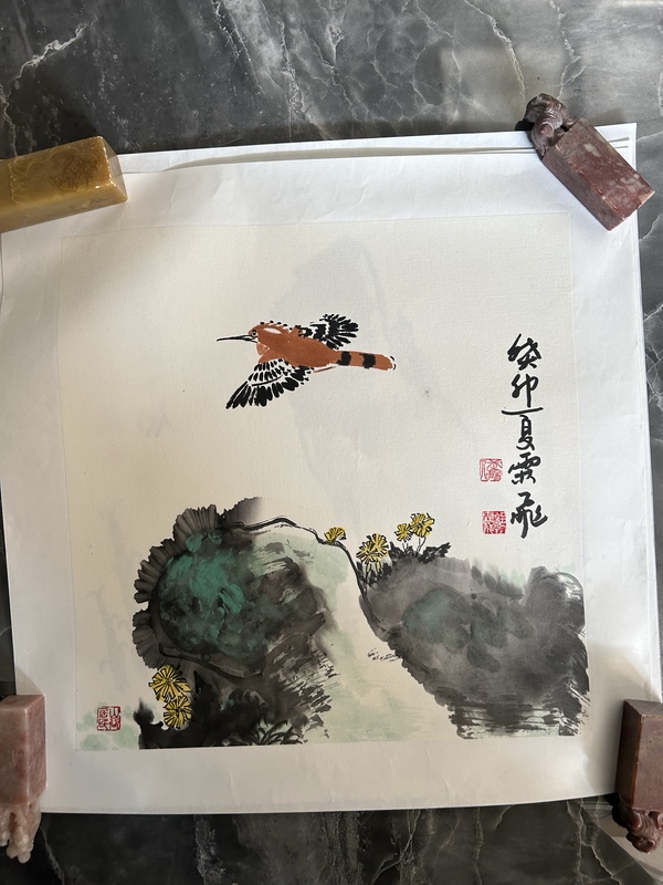 古玩字畫郭霖飛《花鳥》拍賣,當前價格375元