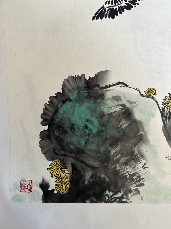 古玩字畫郭霖飛《花鳥》拍賣,當前價格375元