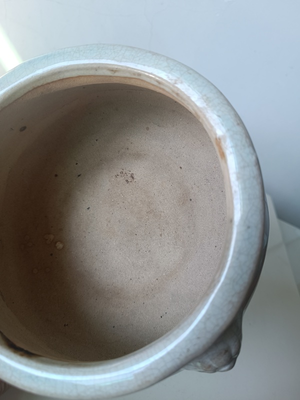 古玩陶瓷漳州窯雙鋪首香爐拍賣,當前價格3600元