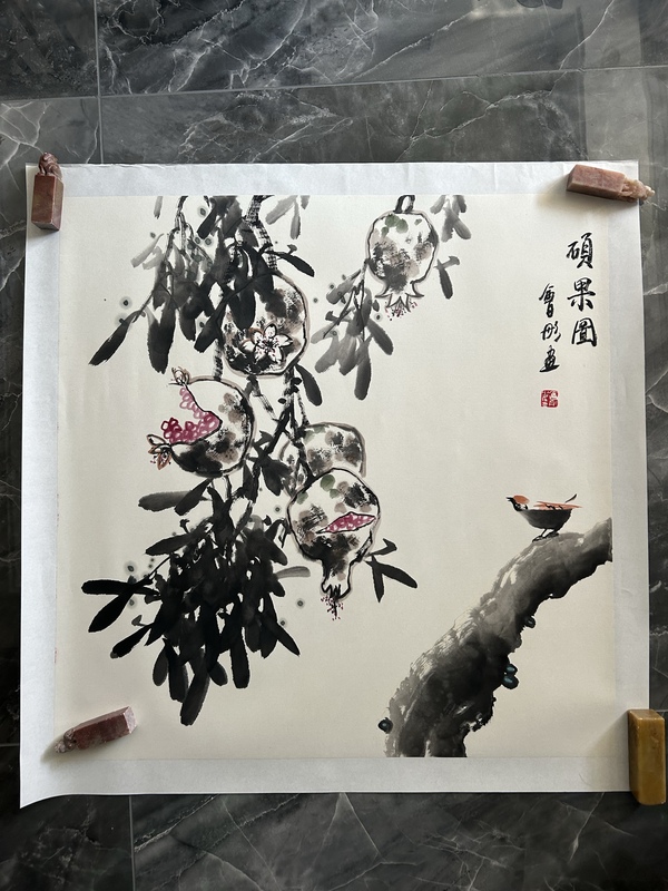 古玩轉(zhuǎn)賣謝會彤老師精品《碩果圖》拍賣，當(dāng)前價格12888元