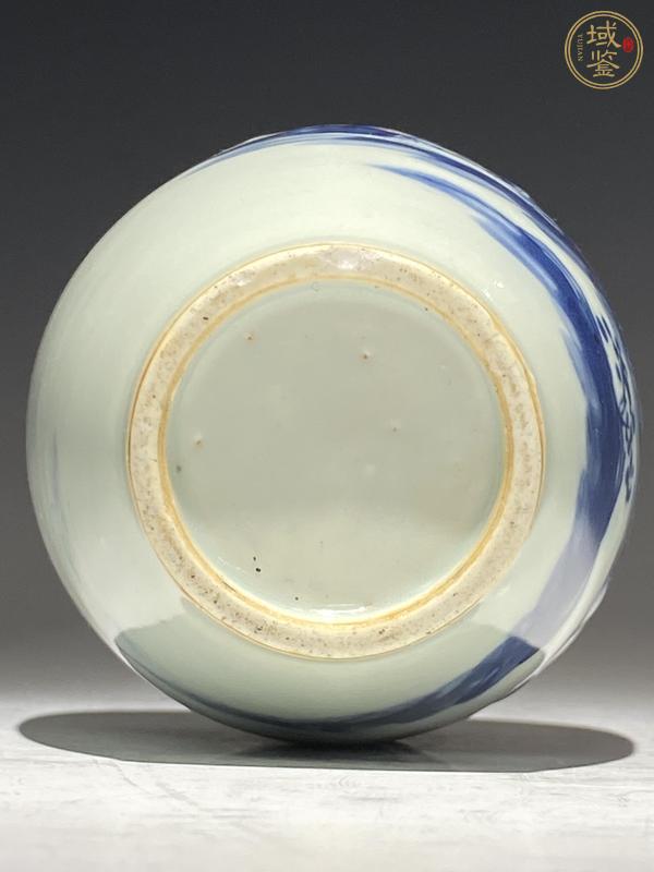 古玩陶瓷青花釉里紅虎溪三笑紋萊芙瓶真品鑒賞圖