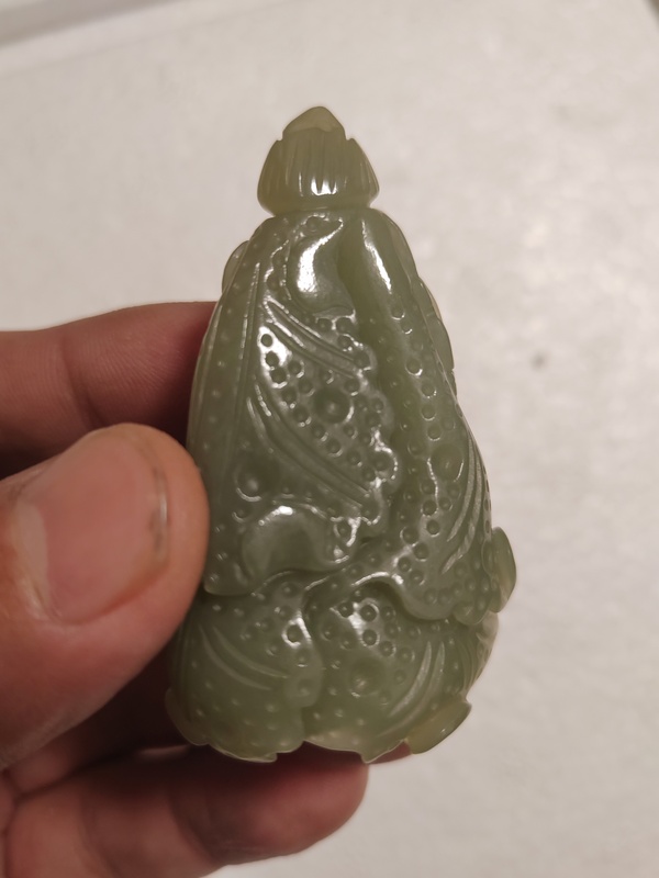 古玩玉器白菜墜拍賣,當前價格260元