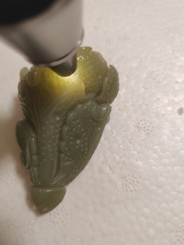 古玩玉器白菜墜拍賣,當前價格260元