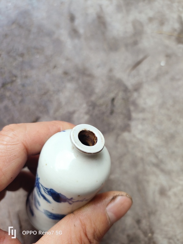 古玩陶瓷青花鼻煙壺拍賣，當前價格3200元