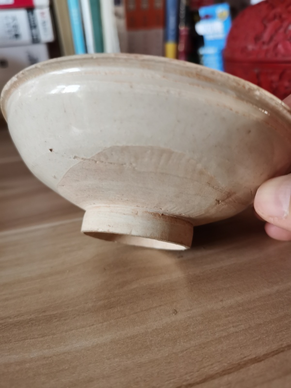 古玩陶瓷青白釉高足碗拍賣,當前價格350元
