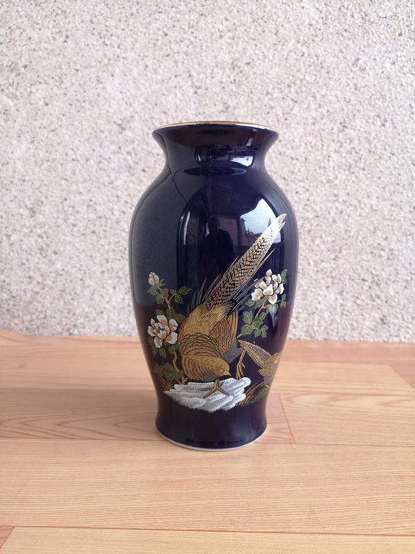 古玩陶瓷花鳥紋瓶拍賣,當前價格350元