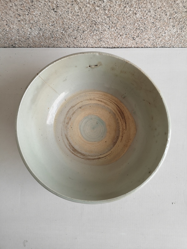 古玩陶瓷花卉紋青花碗拍賣,當前價格456元