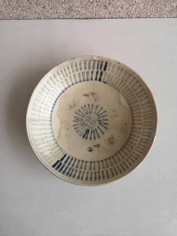古玩陶瓷清早期青花盤拍賣,當前價格567元