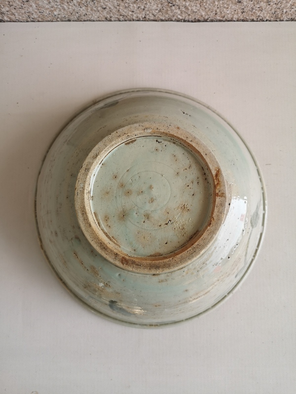 古玩陶瓷花卉紋青花碗拍賣,當前價格456元