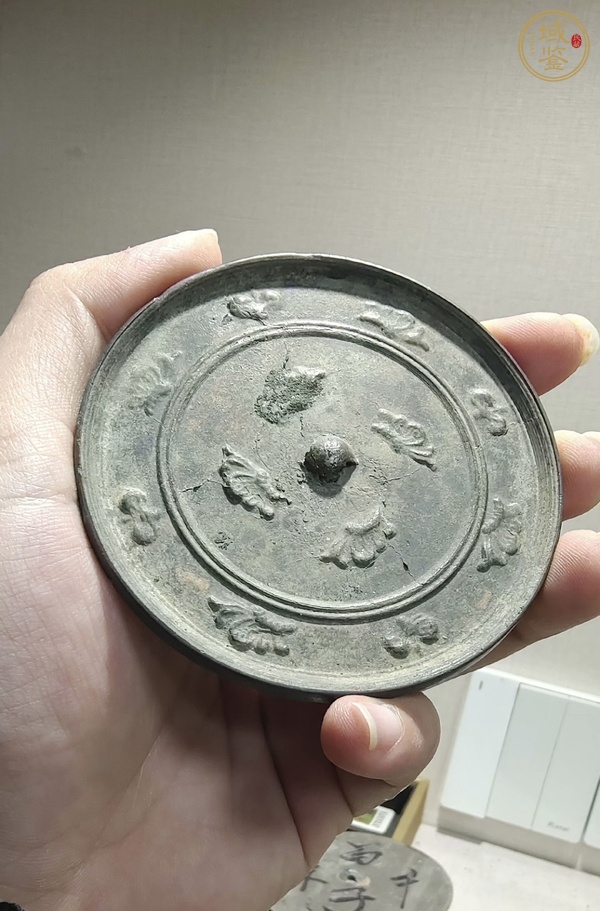 古玩雜項(xiàng)花卉銅鏡真品鑒賞圖