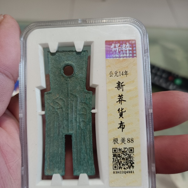 古玩錢幣貨布拍賣，當前價格458元