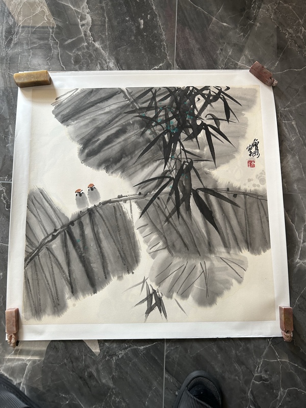 古玩轉(zhuǎn)賣謝會彤《花鳥》拍賣，當前價格3000元