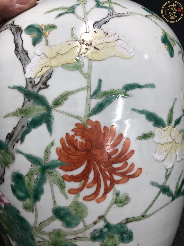 古玩陶瓷永慶長春官窯款粉彩花卉冬瓜罐拍賣,當前價格7500元