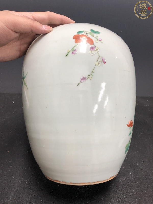 古玩陶瓷永慶長春官窯款粉彩花卉冬瓜罐拍賣,當前價格7500元