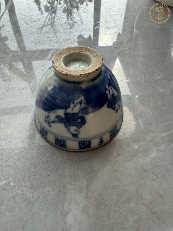 古玩陶瓷青花杯真品鑒賞圖