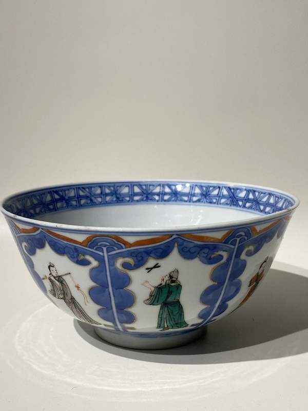 古玩陶瓷青花五彩碗拍賣,當(dāng)前價格8888元
