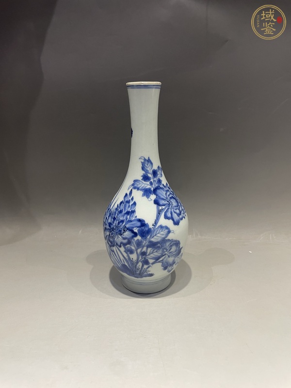 古玩陶瓷青花花鳥紋膽瓶真品鑒賞圖