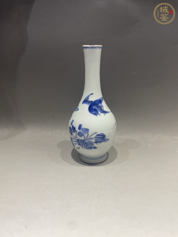 古玩陶瓷青花花鳥紋膽瓶真品鑒賞圖