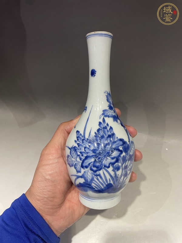 古玩陶瓷青花花鳥紋膽瓶真品鑒賞圖