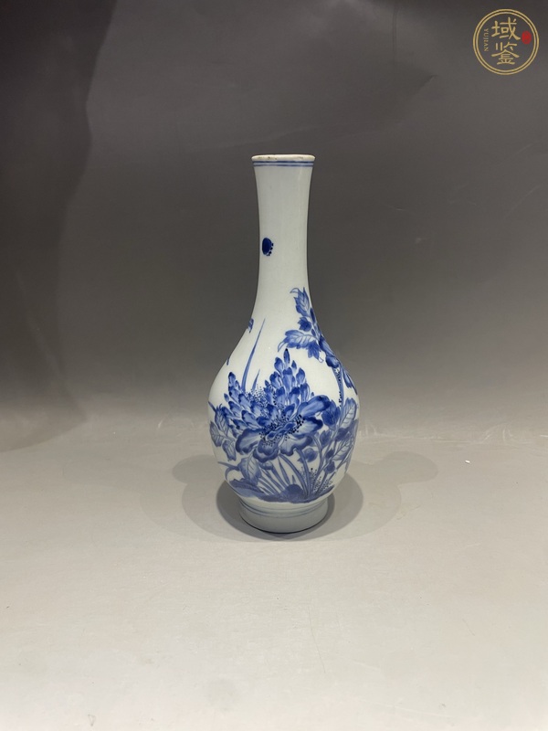 古玩陶瓷青花花鳥紋膽瓶真品鑒賞圖