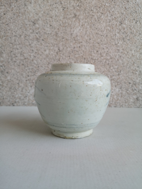 古玩陶瓷青花花卉紋蓋罐拍賣,當(dāng)前價格580元