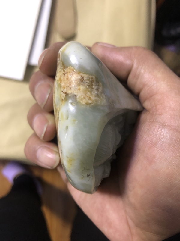 古玩玉器和田玉雕“漁翁得利”擺件拍賣,當(dāng)前價格500元