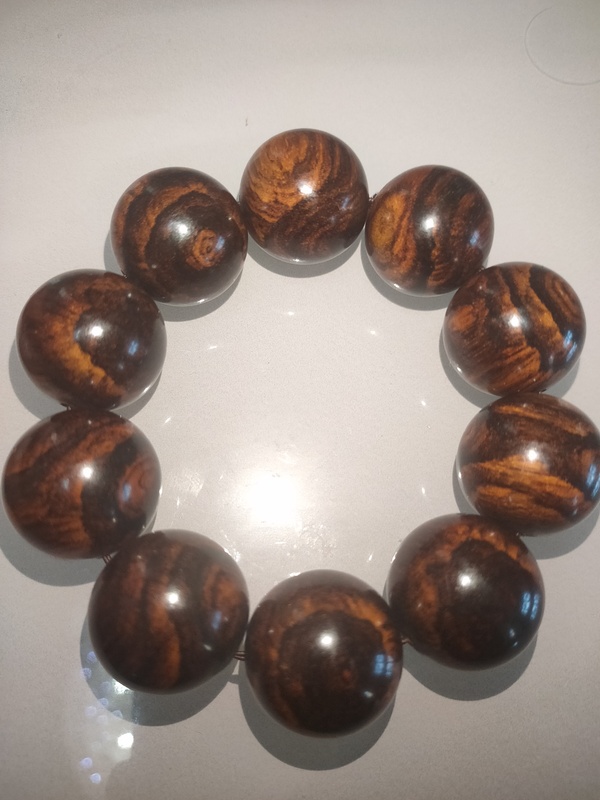 古玩雜項黃花梨手串拍賣,當(dāng)前價格3600元