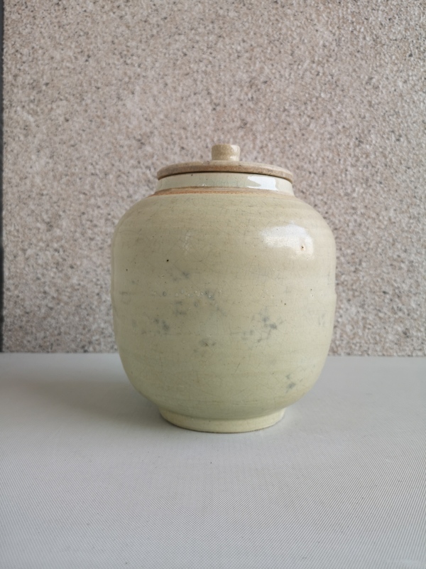 古玩陶瓷哥釉蓋罐拍賣,當前價格850元