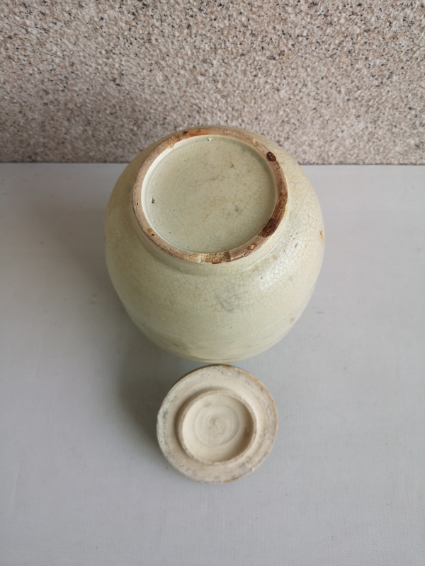 古玩陶瓷哥釉蓋罐拍賣,當前價格850元