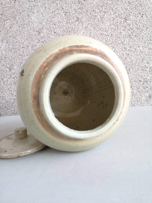 古玩陶瓷哥釉蓋罐拍賣,當前價格850元