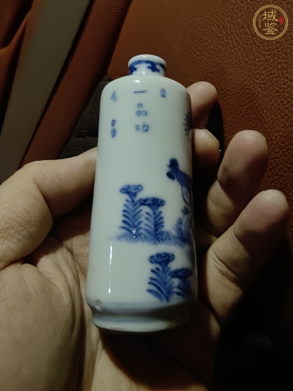 古玩陶瓷青花鼻煙壺 真品鑒賞圖