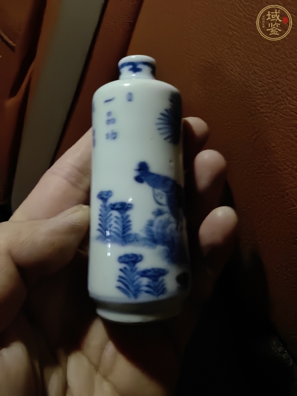 古玩陶瓷青花鼻煙壺 真品鑒賞圖