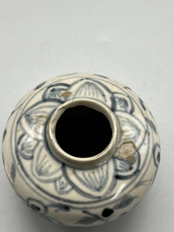 古玩陶瓷青花纏枝花卉紋水盂拍賣,當(dāng)前價格2800元