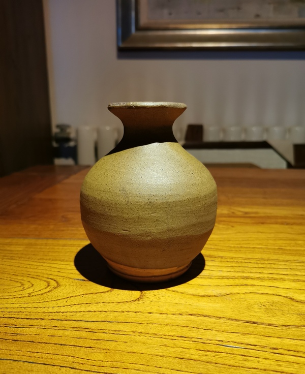 古玩陶瓷元明茶葉末釉小撇口瓶拍賣,當前價格700元